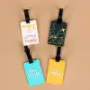 PVC soft rubber aircraft luggage tag details Picture